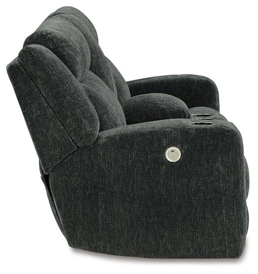 Martinglenn Power Reclining Loveseat with Console - MR ZEE FURNITURE