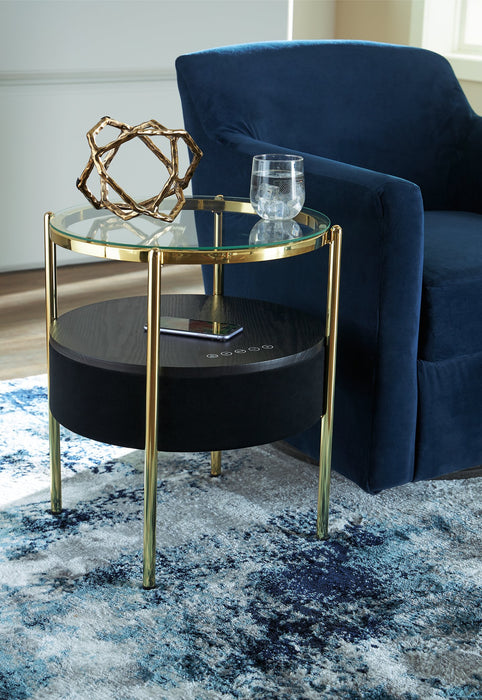 Nedman Accent Table with Speaker - MR ZEE FURNITURE