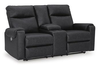 Axtellton Power Reclining Loveseat with Console - MR ZEE FURNITURE