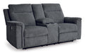 Barnsana Power Reclining Loveseat with Console - MR ZEE FURNITURE