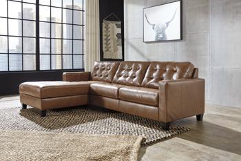 Baskove Sectional with Chaise - MR ZEE FURNITURE