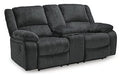 Draycoll Reclining Loveseat with Console - MR ZEE FURNITURE