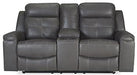 Jesolo Reclining Loveseat with Console - MR ZEE FURNITURE