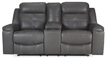 Jesolo Reclining Loveseat with Console - MR ZEE FURNITURE