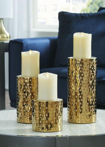 Marisa Candle Holder (Set of 3) - MR ZEE FURNITURE