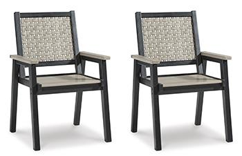 Mount Valley Arm Chair (set Of 2) - MR ZEE FURNITURE