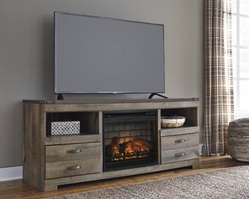 Trinell 63" TV Stand with Electric Fireplace - MR ZEE FURNITURE