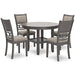 Wrenning Dining Table and 4 Chairs (Set of 5) - MR ZEE FURNITURE