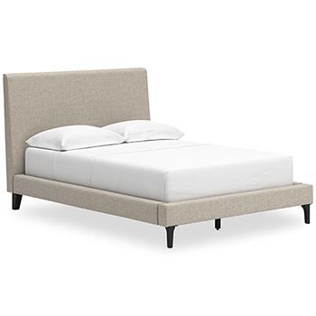 Cielden Upholstered Bed with Roll Slats - MR ZEE FURNITURE