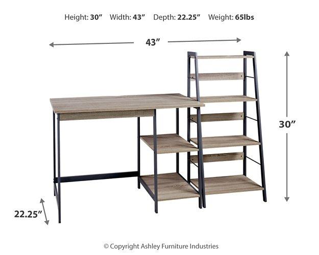 Soho Home Office Desk and Shelf - MR ZEE FURNITURE