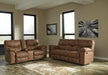 Boxberg Reclining Loveseat with Console - MR ZEE FURNITURE