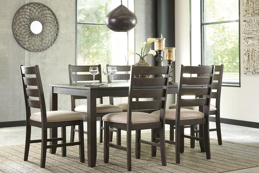 Rokane Dining Table and Chairs (Set of 7) - MR ZEE FURNITURE