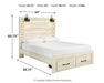 Cambeck Bed with 2 Storage Drawers - MR ZEE FURNITURE