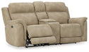 Next-Gen DuraPella Power Reclining Loveseat with Console - MR ZEE FURNITURE