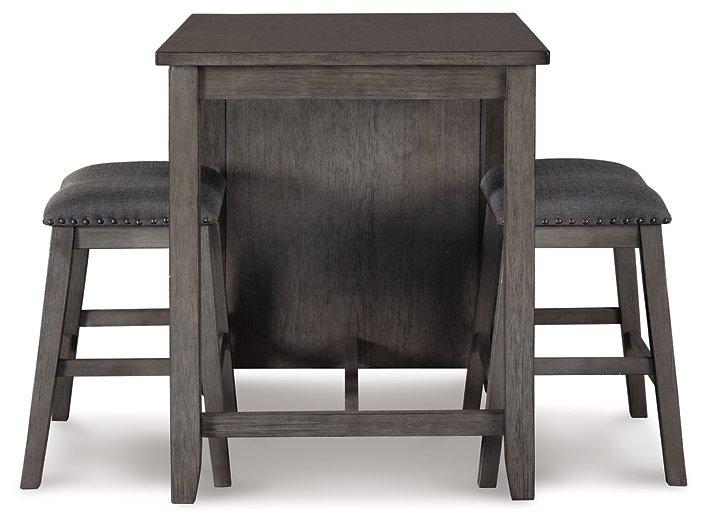 Caitbrook Counter Height Dining Table and Bar Stools (Set of 3) - MR ZEE FURNITURE