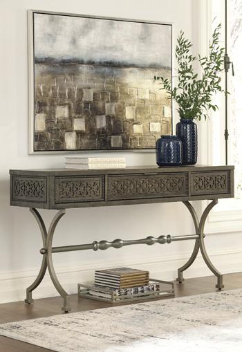 Quinnland Sofa/Console Table - MR ZEE FURNITURE