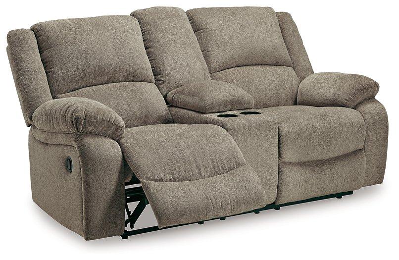 Draycoll Reclining Loveseat with Console - MR ZEE FURNITURE