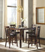 Bennox Counter Height Dining Table and Bar Stools (Set of 5) - MR ZEE FURNITURE