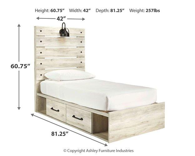 Cambeck Bed with 4 Storage Drawers - MR ZEE FURNITURE