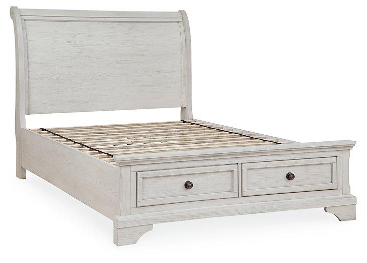 Robbinsdale Sleigh Storage Bed - MR ZEE FURNITURE