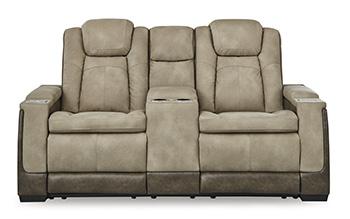 Next-Gen DuraPella Power Reclining Loveseat with Console - MR ZEE FURNITURE