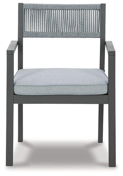 Eden Town Arm Chair with Cushion (Set of 2) - MR ZEE FURNITURE