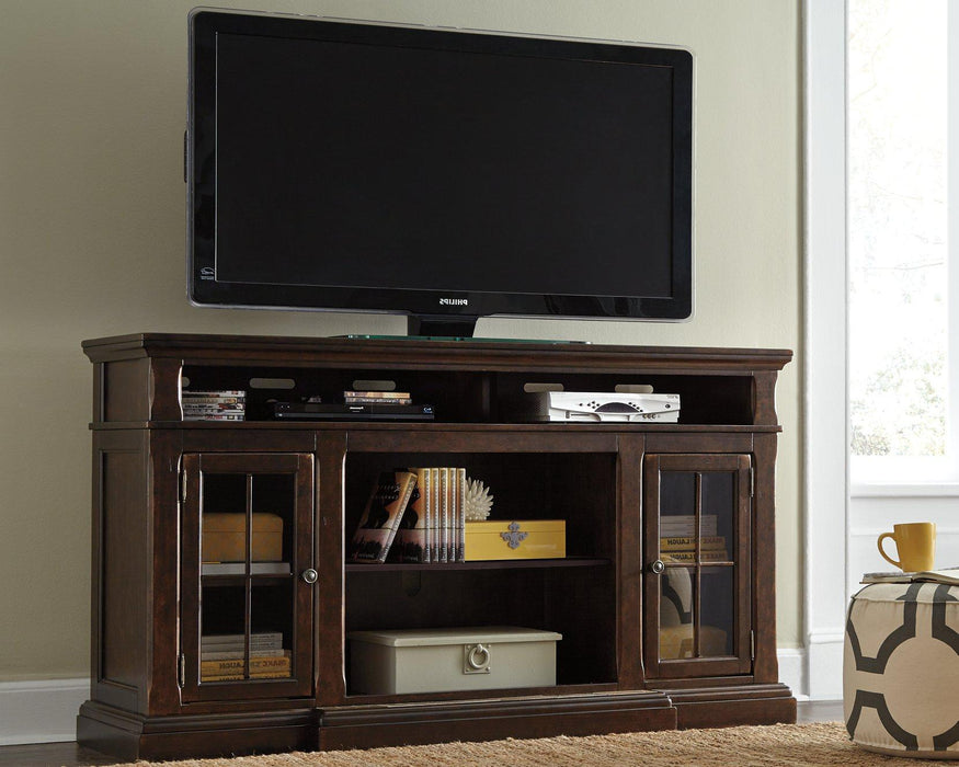 Roddinton 72" TV Stand with Electric Fireplace - MR ZEE FURNITURE