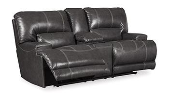 McCaskill Reclining Loveseat with Console - MR ZEE FURNITURE