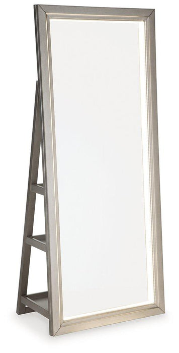 Evesen Floor Standing Mirror with Storage - MR ZEE FURNITURE