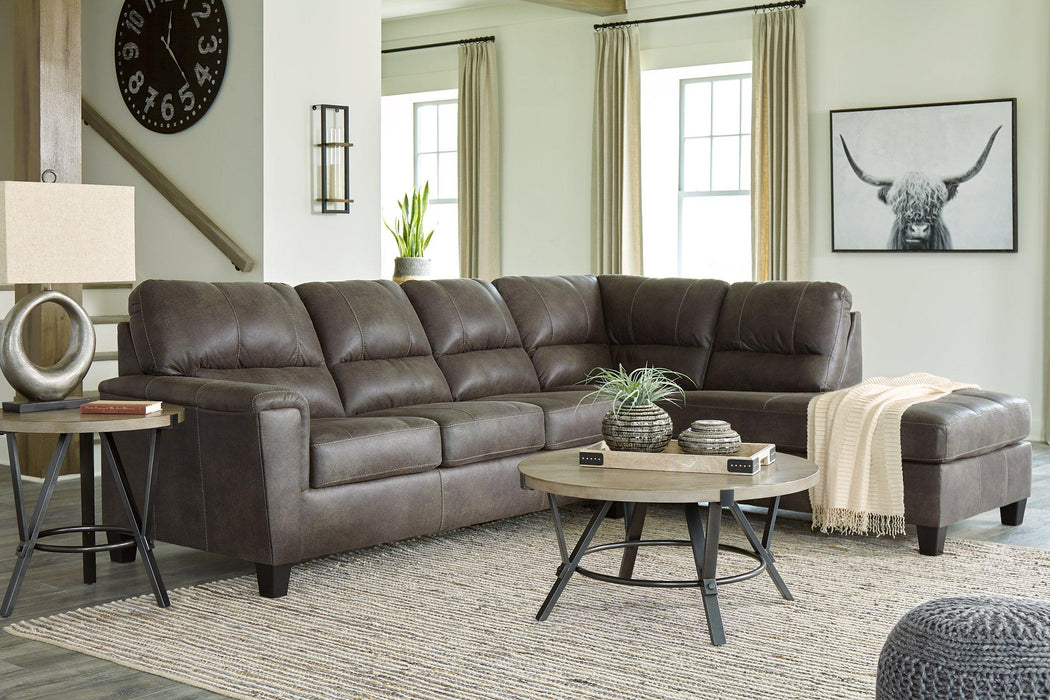 Navi 2-Piece Sectional with Chaise - MR ZEE FURNITURE