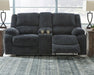 Draycoll Reclining Loveseat with Console - MR ZEE FURNITURE