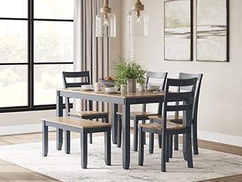 Gesthaven Counter Height Dining Table and 4 Barstools (Set of 5) - MR ZEE FURNITURE