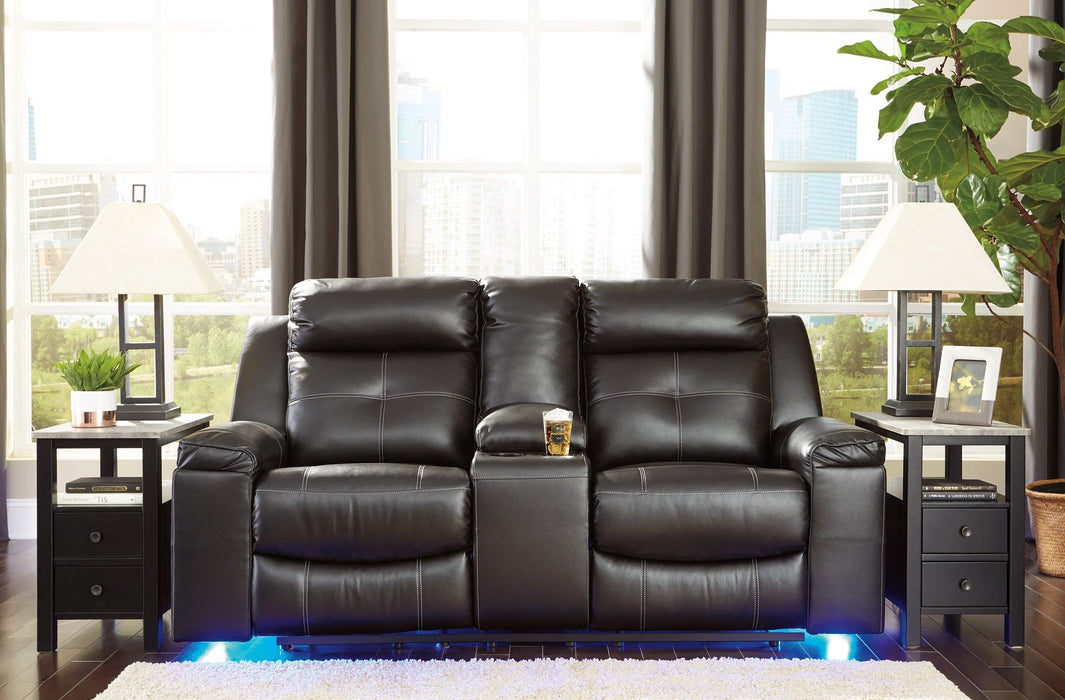 Kempten Reclining Loveseat with Console - MR ZEE FURNITURE