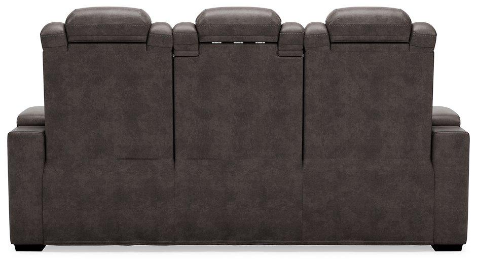 HyllMont Power Reclining Sofa - MR ZEE FURNITURE