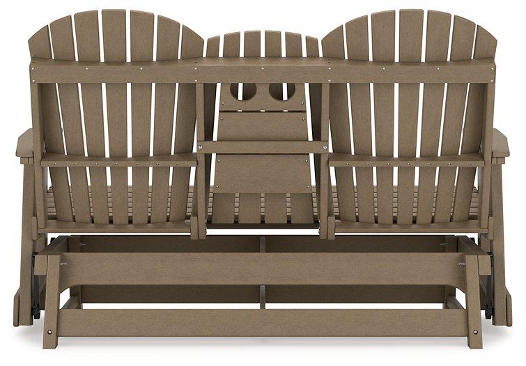 Hyland wave Outdoor Glider Loveseat - MR ZEE FURNITURE