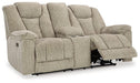 Hindmarsh Power Reclining Loveseat with Console - MR ZEE FURNITURE