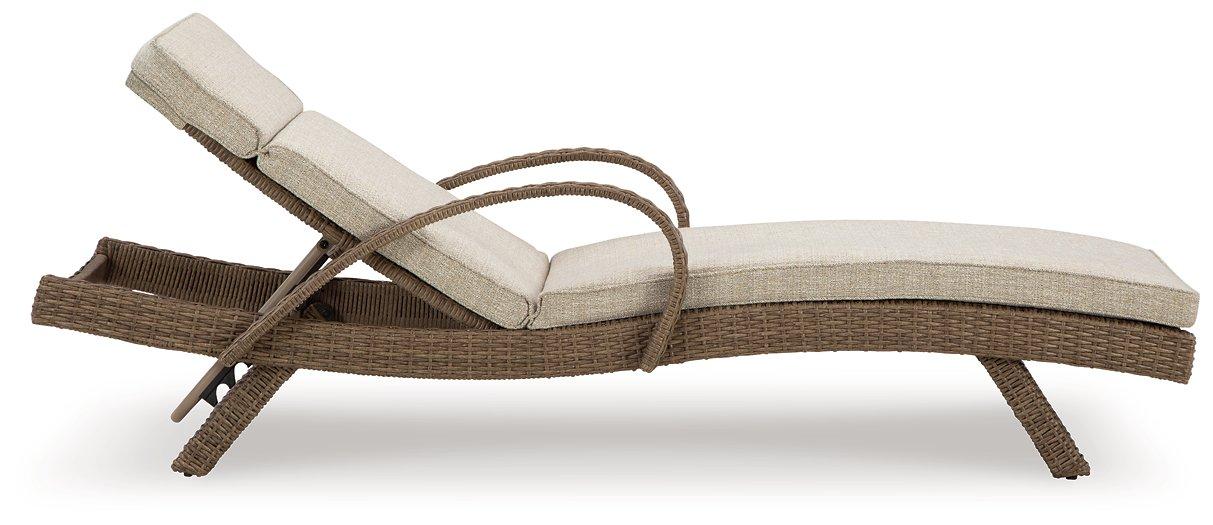 Beachcroft Outdoor Chaise Lounge with Cushion - MR ZEE FURNITURE