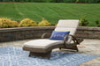 Beachcroft Outdoor Chaise Lounge with Cushion - MR ZEE FURNITURE