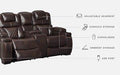 Warnerton Power Reclining Loveseat with Console - MR ZEE FURNITURE