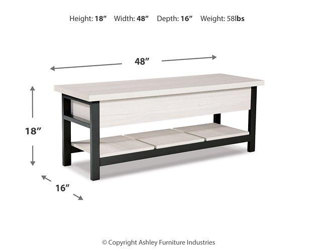 Rhyson Storage Bench - MR ZEE FURNITURE