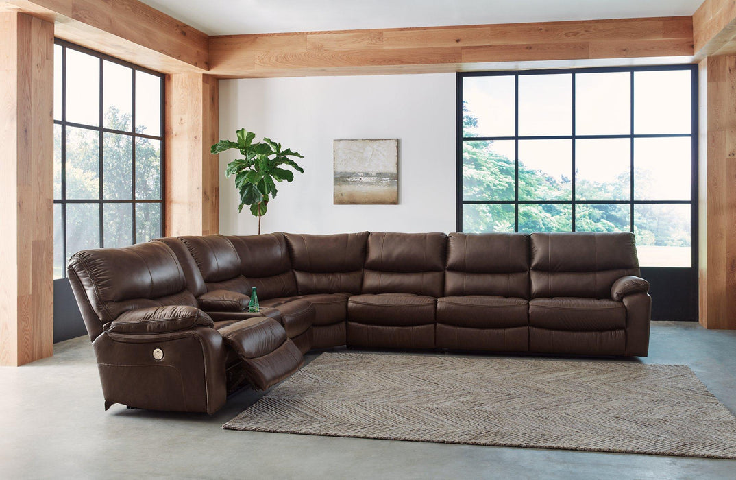 Family Circle Power Reclining Sectional - MR ZEE FURNITURE