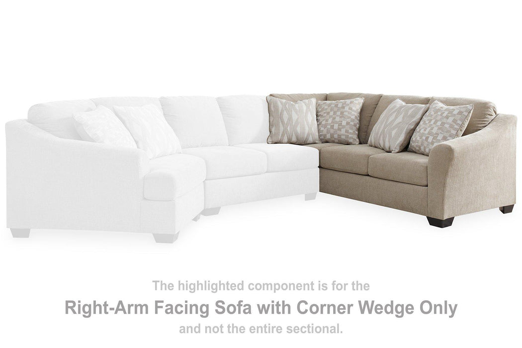 Brogan Bay 3-Piece Sectional with Cuddler - MR ZEE FURNITURE