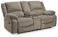 Draycoll Reclining Loveseat with Console - MR ZEE FURNITURE