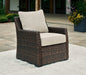 Brook Ranch Outdoor Lounge Chair with Cushion - MR ZEE FURNITURE