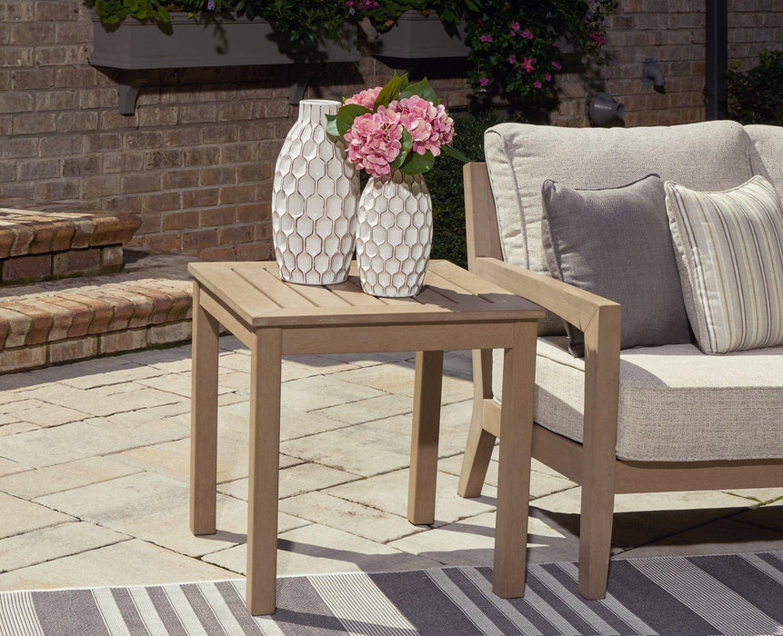 Hallow Creek Outdoor End Table - MR ZEE FURNITURE