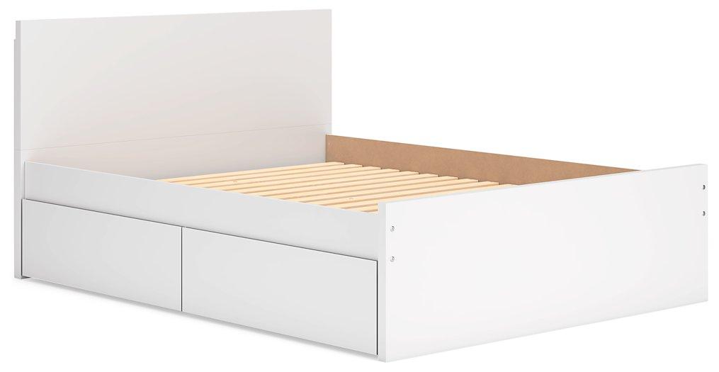 Onita Panel Bed with 2 Side Storage - MR ZEE FURNITURE