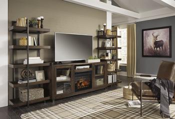 Starmore 3-Piece Wall Unit with Electric Fireplace - MR ZEE FURNITURE