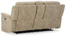 Next-Gen DuraPella Power Reclining Loveseat with Console - MR ZEE FURNITURE