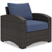 Windglow Outdoor Lounge Chair with Cushion - MR ZEE FURNITURE