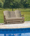 Hyland wave Outdoor Glider Loveseat - MR ZEE FURNITURE